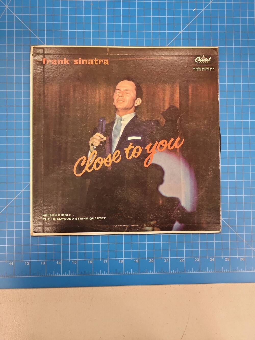 Frank Sinatra Close To You Vinyl LP Record Capitol W-789 Mono Nelson Riddle 1957